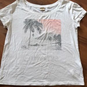 White Hollister Tee